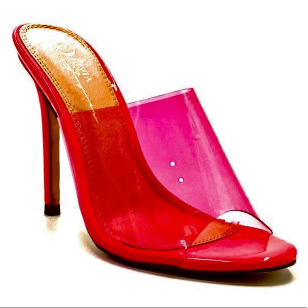 Olivia Jaymes Women's High Heel Stiletto Shoes Open Toe